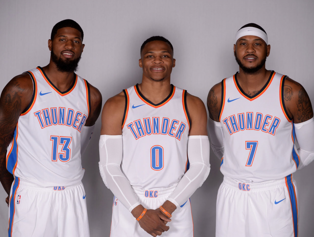 How Thunder Got Paul George And Carmelo Anthony Fadeaway