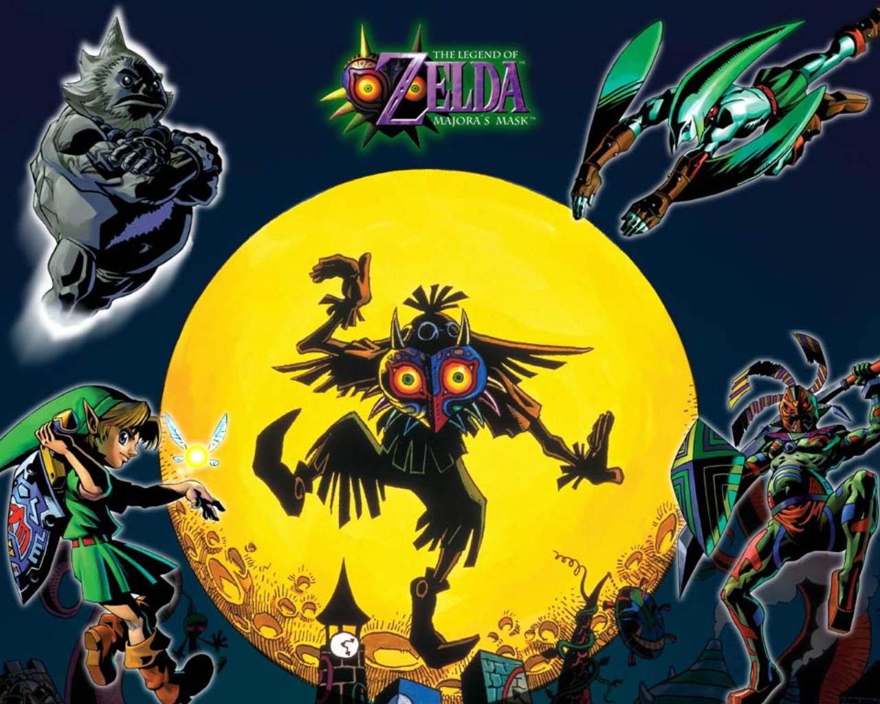 Zelda Majora S Mask Official Wallpaper Desktops Background