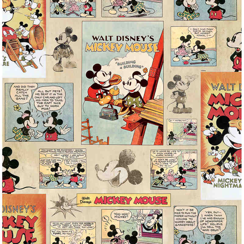 Home Diy Wallpaper Disney Mickey Vintage Episode Multi