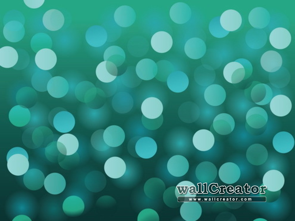 Teal Bubbles Wallpaper