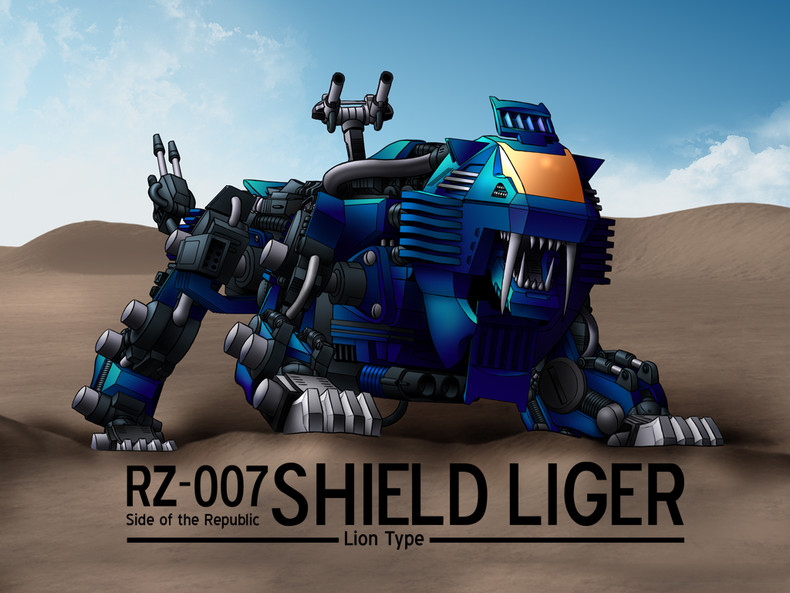 Home Gallery Zoids Guardian Forces Wallpaper Liger Zero
