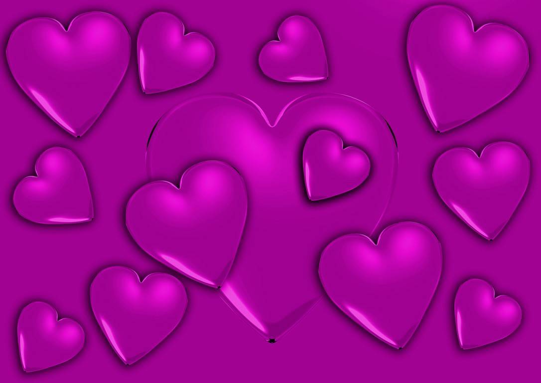 purple heartz wallpaper   pink and purple Fanart
