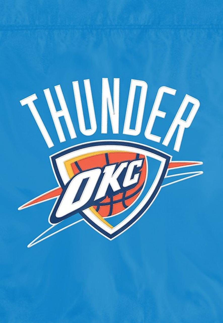 Oklahoma City Thunder Logo Garden Window Flag Dragon Sports