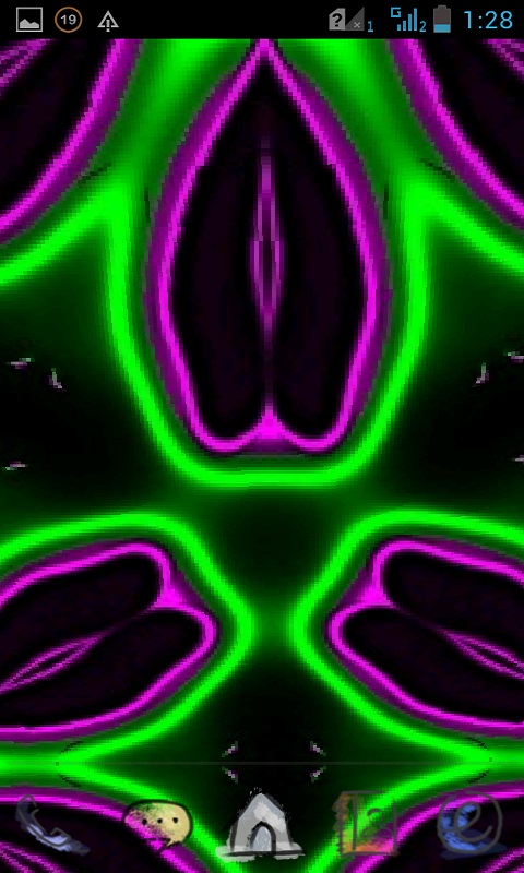 Green Neon Glow Live Wallpaper For Your Android Phone