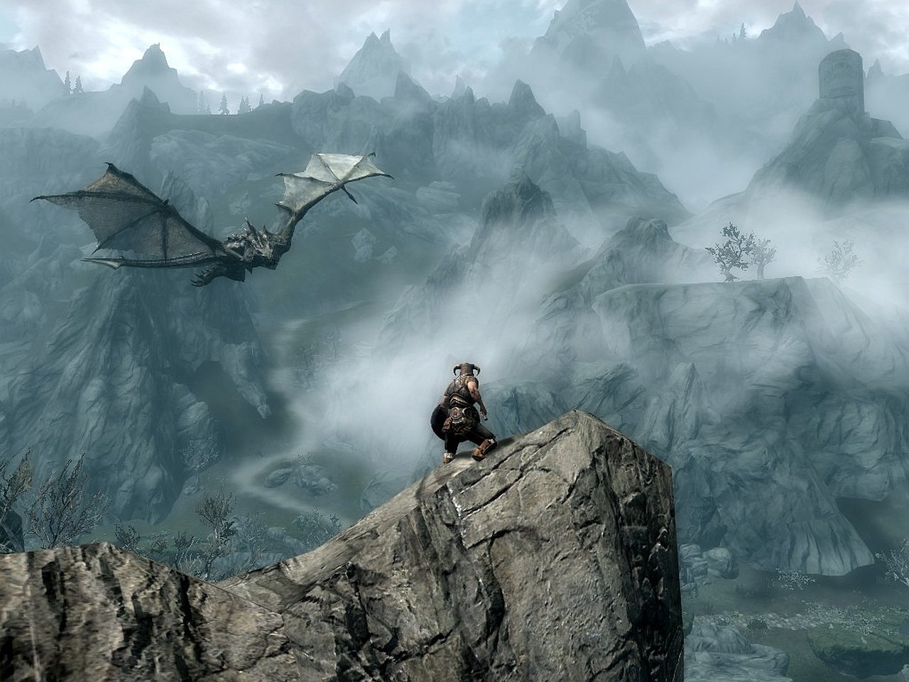 Skyrim Puter Wallpaper Desktop Background