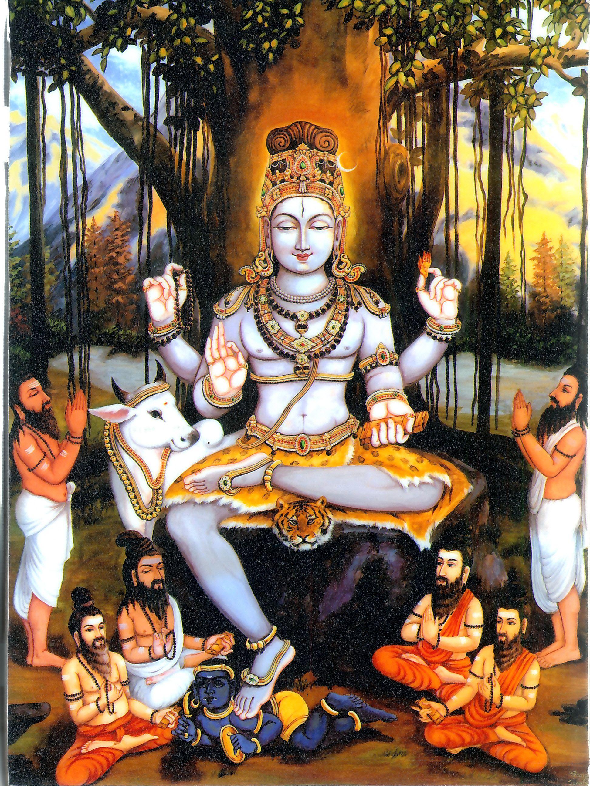 Guru Dakshinamurthy image Lord shiva pics Shiva lord wallpapers