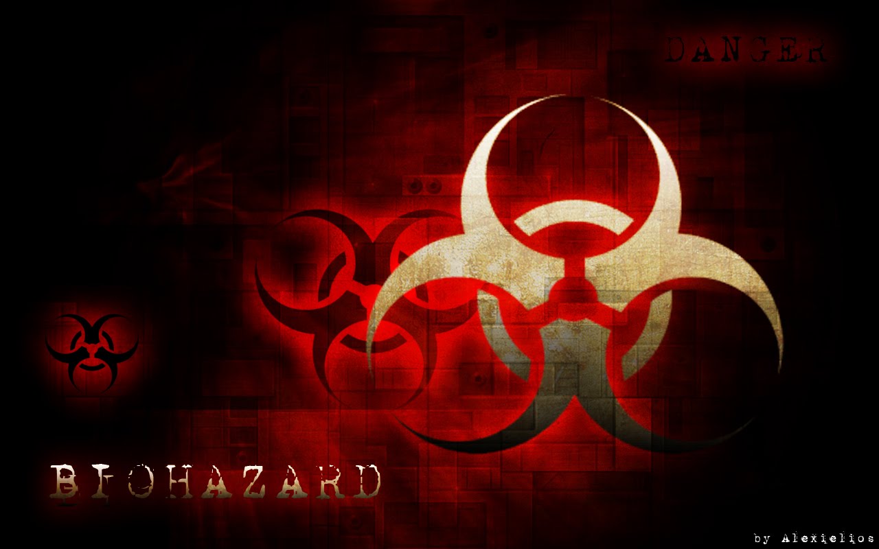 Red Biohazard Sign Picture