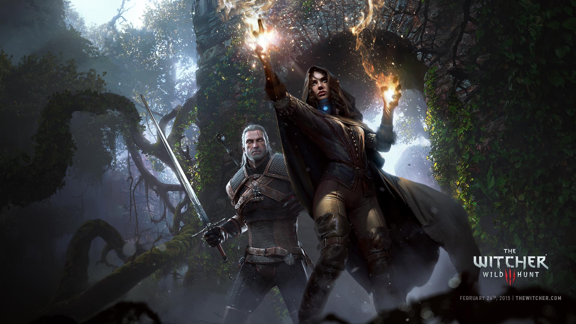 Wallpaper For Geralt And Yennefer The Witcher Wild Hunt Forum