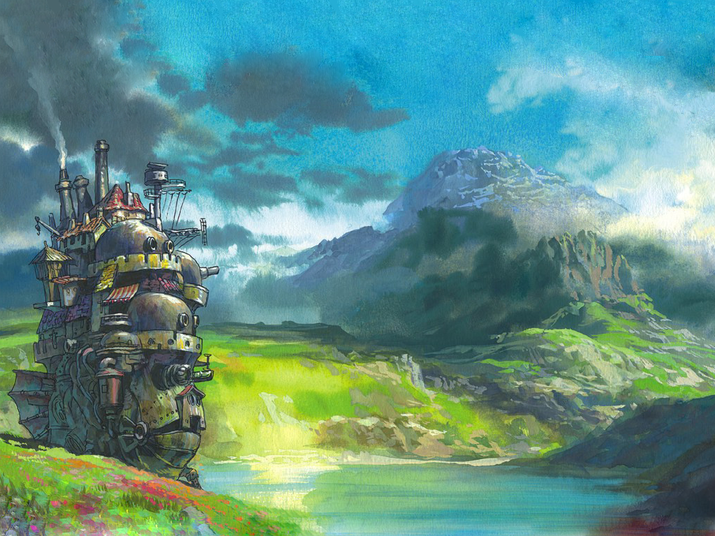 Studio Ghibli Wallpaper 1024x768 Studio Ghibli Howls Moving Castle