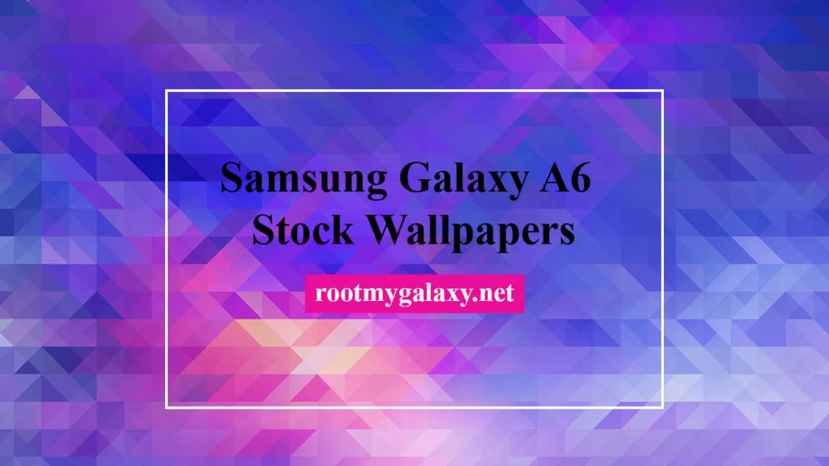 Samsung Galaxy A6 Stock Wallpaper In FHD Default