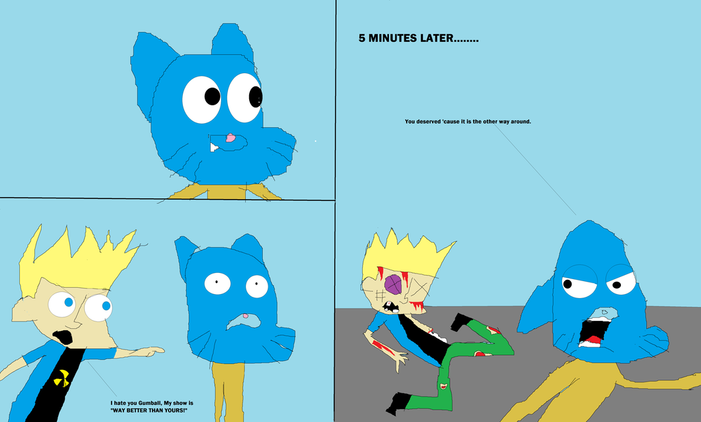 Johnny Test Hates Gumball By Mippytrippy