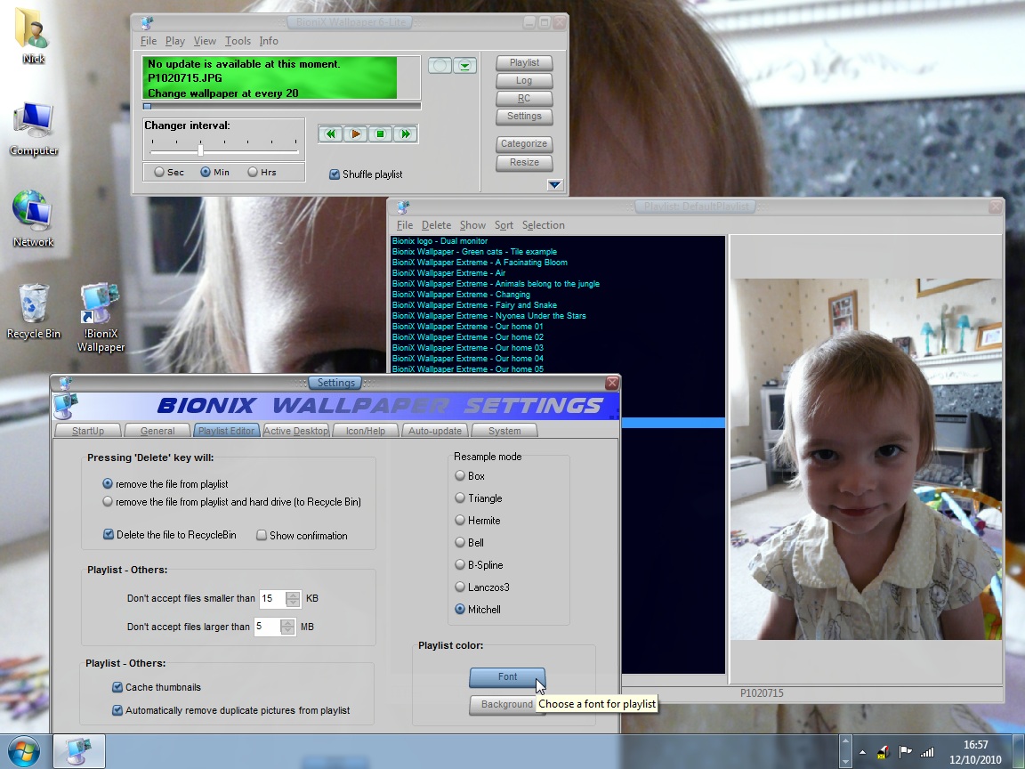 Free download BioniX Desktop Wallpaper Changer Download [511x535] for