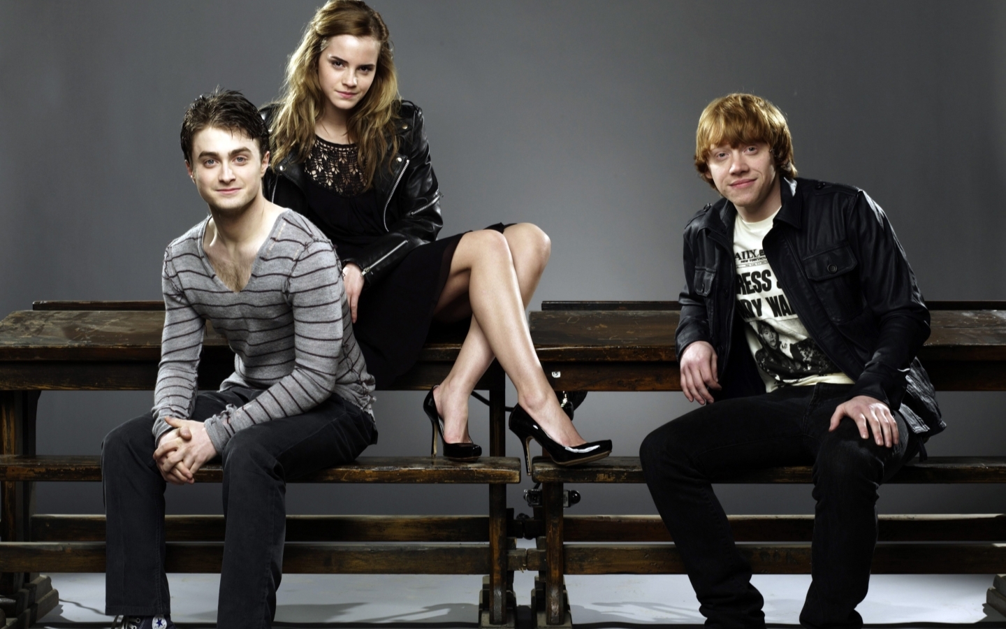Daniel Radcliffe Emma Watson And Rupert Grint Mac Wallpaper