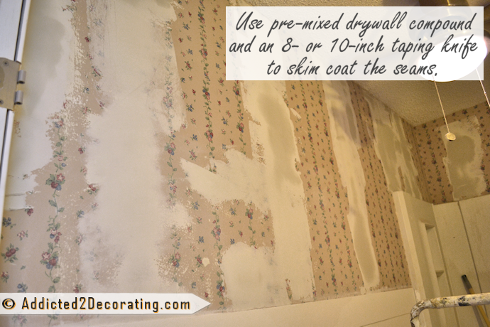 49+] Thin Drywall Over Wallpaper on
