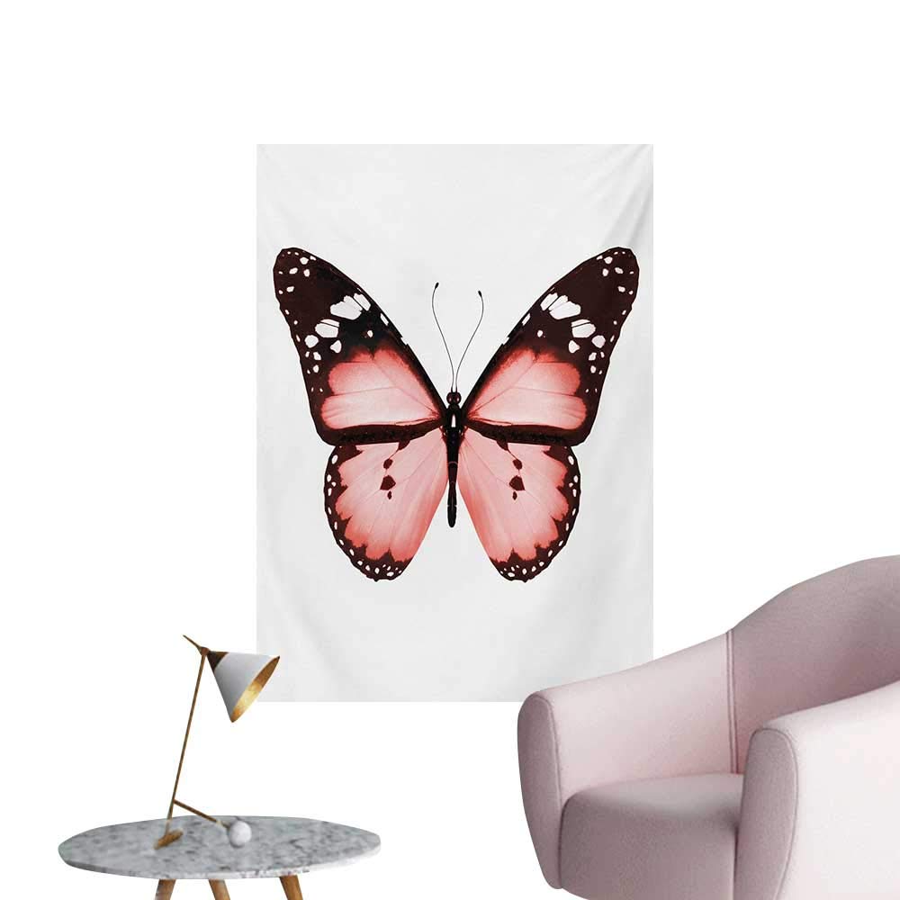 Amazon Anzhutwelve Pale Pink Photographic Wallpaper Butterfly