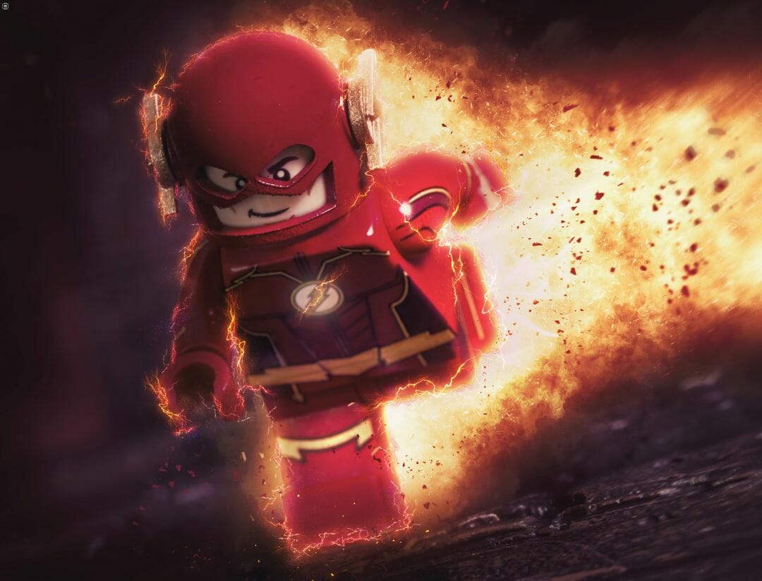 Flash Lego Toy Android iPhone Desktop HD Background