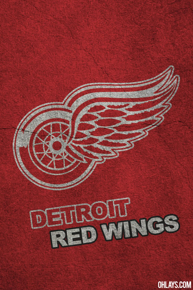 Detroit Red Wings iPhone Wallpaper Ohlays