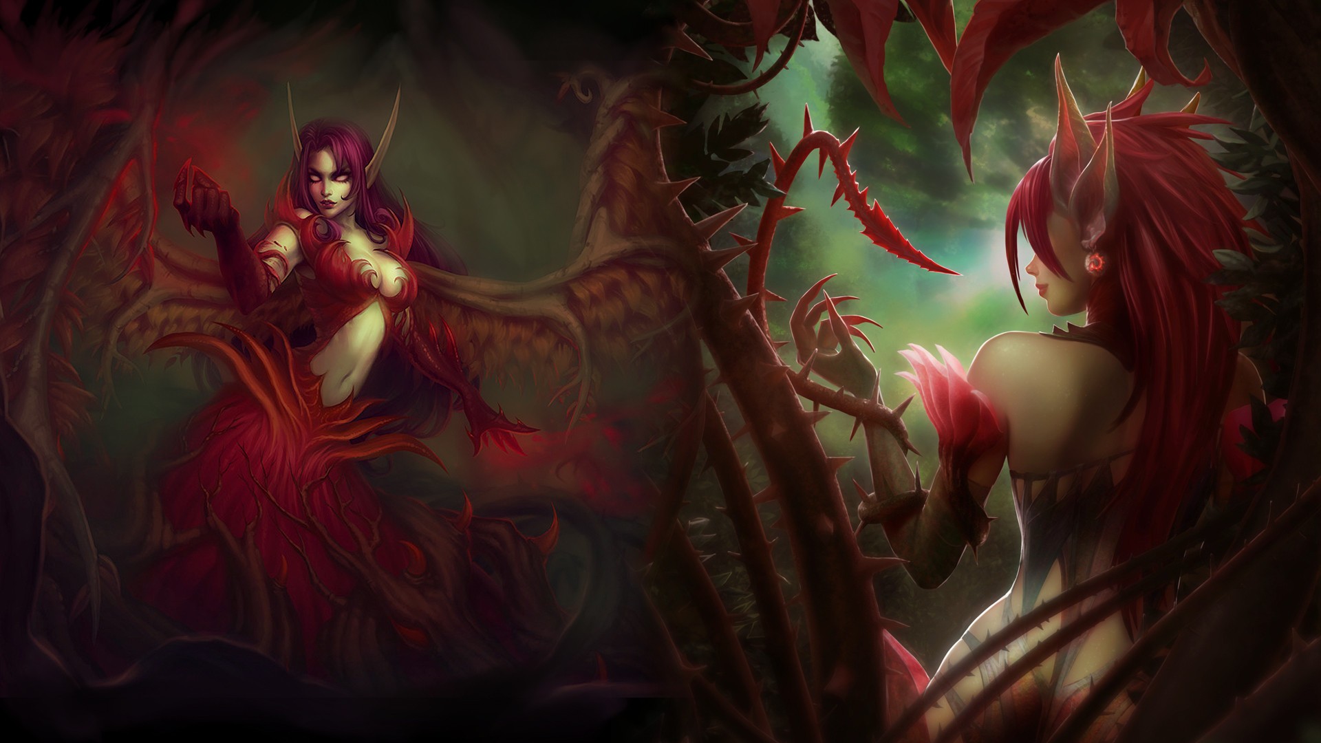 League Of Legends Champions Zyra Game Morgana Lol