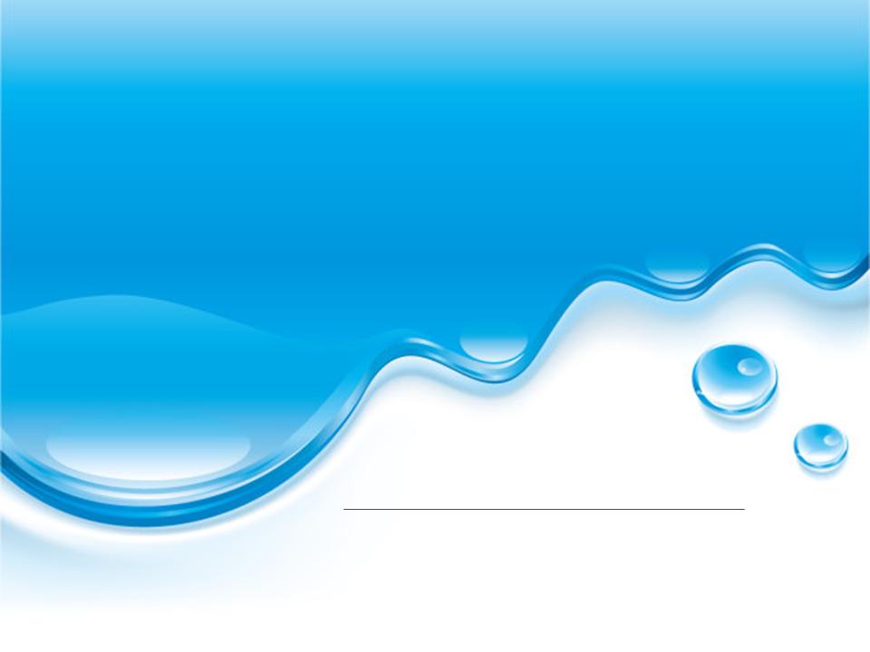 Blue Water Elemental Background For Powerpoint Colors Ppt