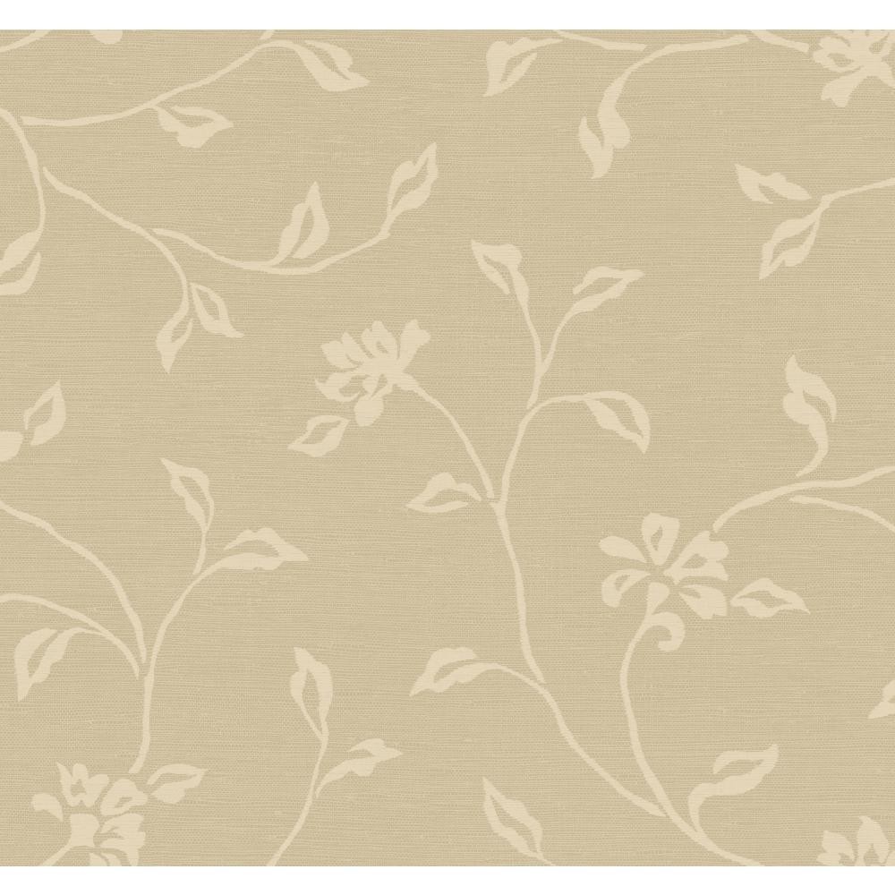 York Wallcovering Candice Olson Floral Scroll Wallpaper CO2058 sample