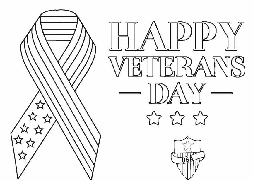 Veterans Day Coloring S Image Printable Colouring Sheets