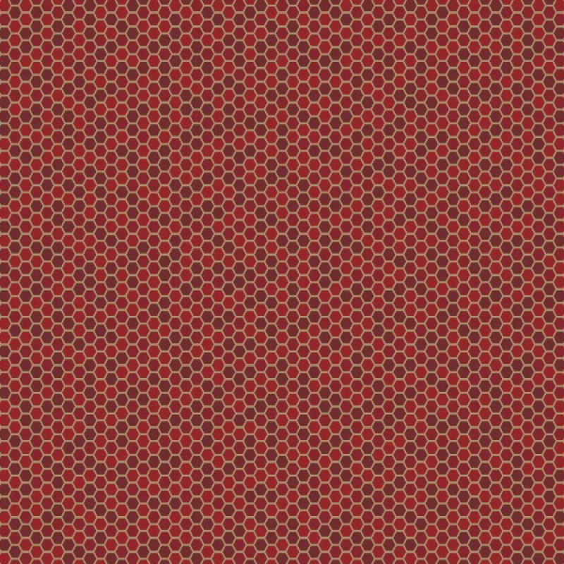 Home City Life Honeyb Wallpaper Red By Grandeco Galerie Cl92413
