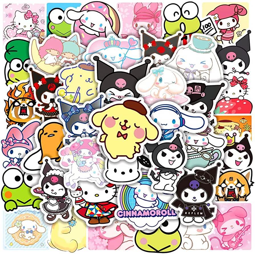 Amazon My Melody And Kuromi Stickers Pcs Cute Kawaii Mixed