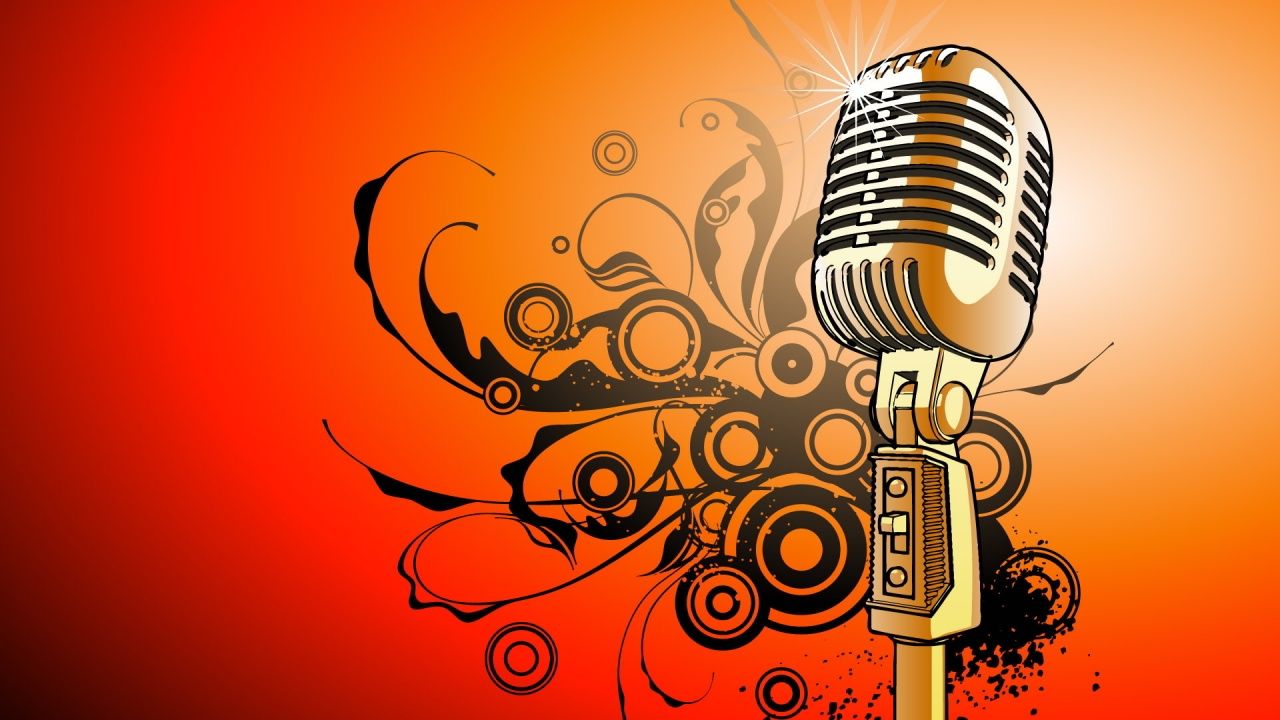 Cool Microphone Wallpaper Top Background
