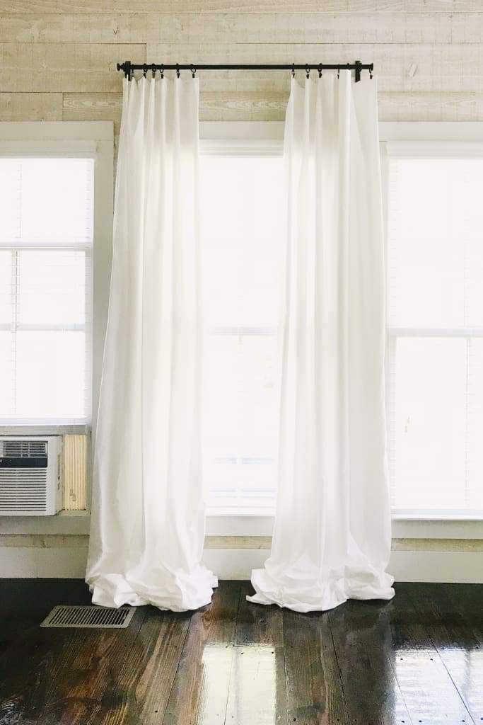High Cotton Textile White Farmhouse Curtains