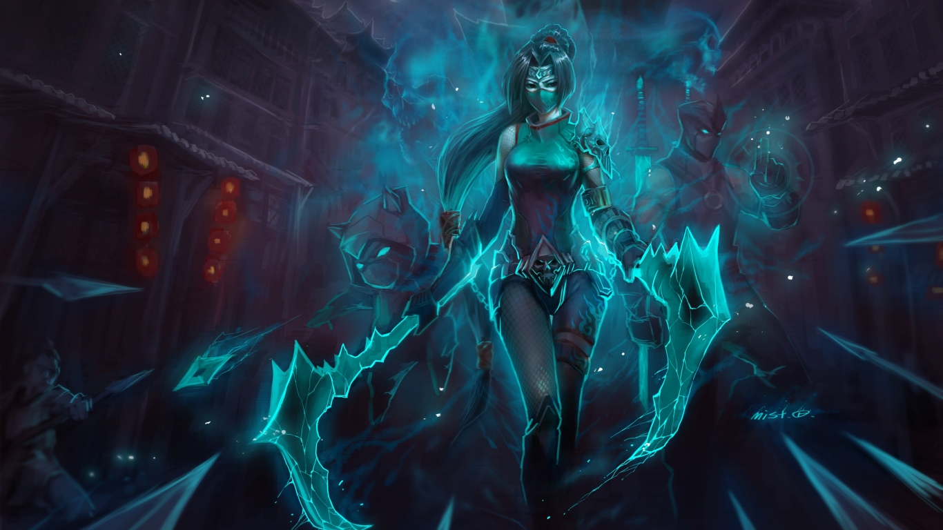 Akali Kennen League Of Legends Champion Wallpaper
