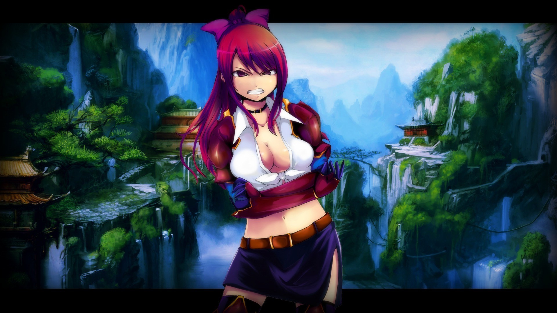Fairy Tail Scarlet Erza Anime Girls Wallpaper And