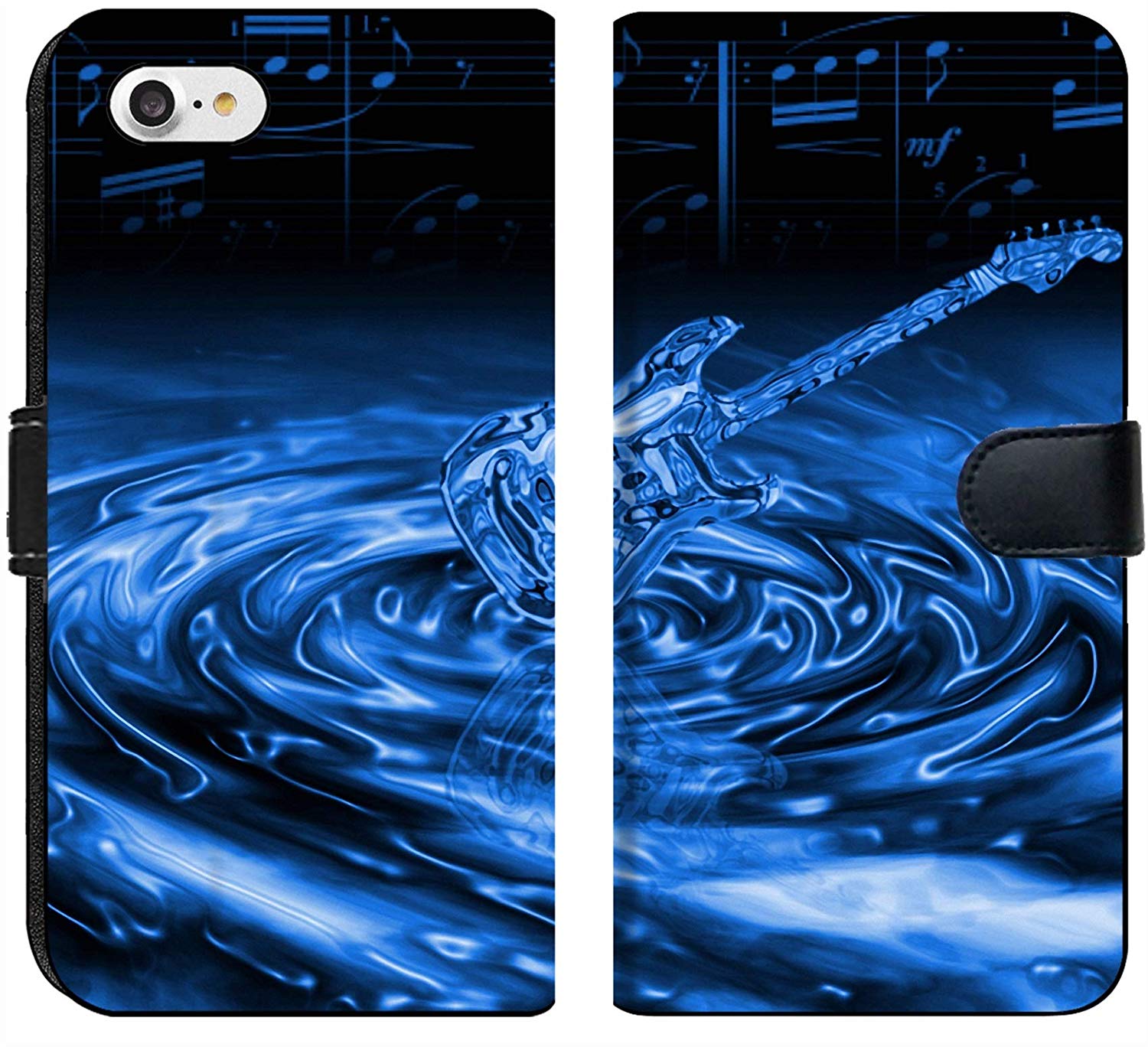 Amazon Apple iPhone Flip Fabric Wallet Case Image Of Blue