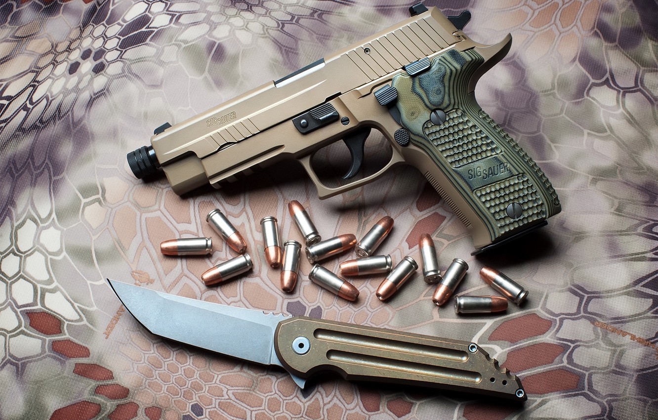 Wallpaper Sig Sauer Hoback Kwaiback P226 Suppressor Ready