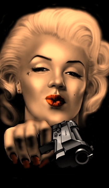 Gallery Gangster Marilyn Monroe Wallpaper 350x600