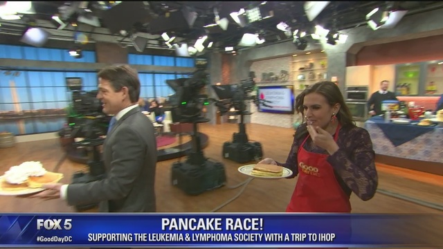 Pancake Race For National Day Video Wttg