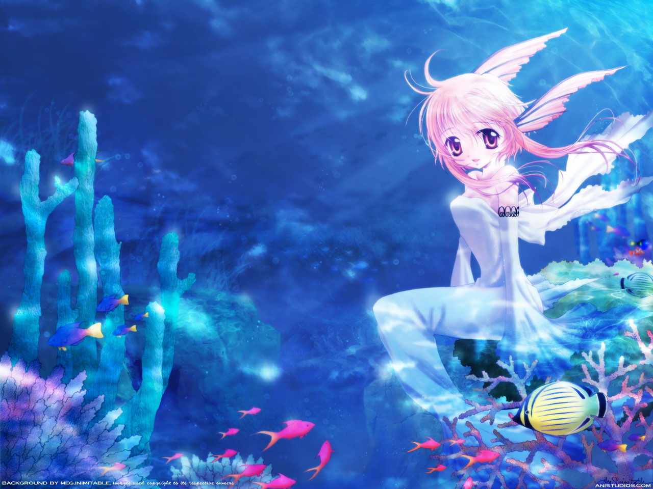 Anime Mermaid Wallpaper