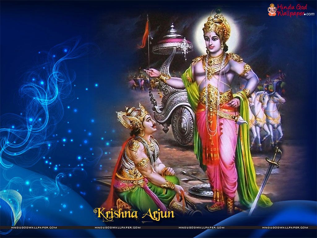 18+] Krishna and Arjun Wallpapers - WallpaperSafari