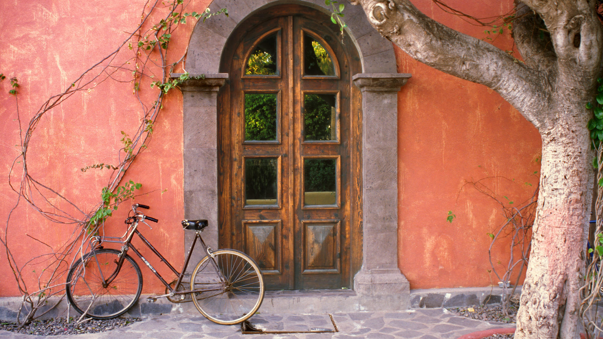 Entrance Door Mexico Wallpaper