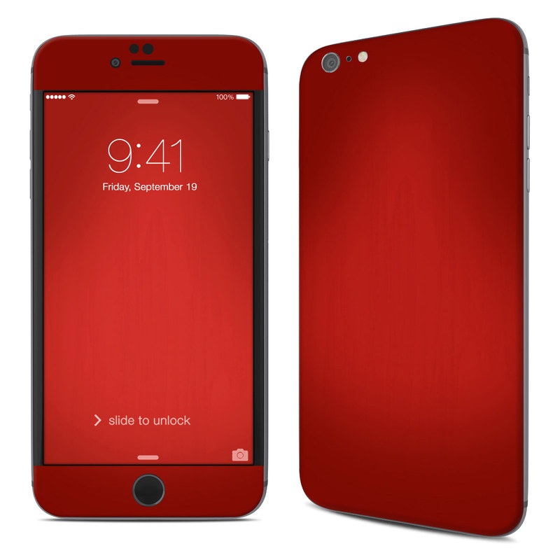 Apple iPhone Plus Skin Red Burst Decalgirl