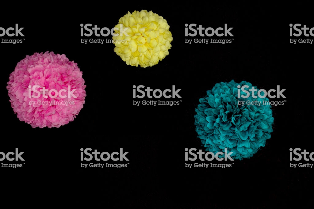 Free download Colorful Paper Pom Poms Background Stock Photo Download