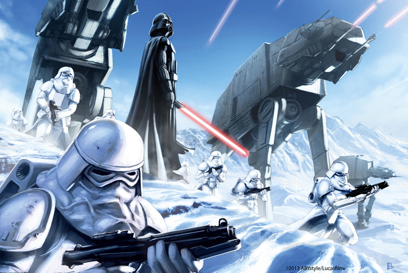 Star Wars Hoth Battle By Pierreloyvet