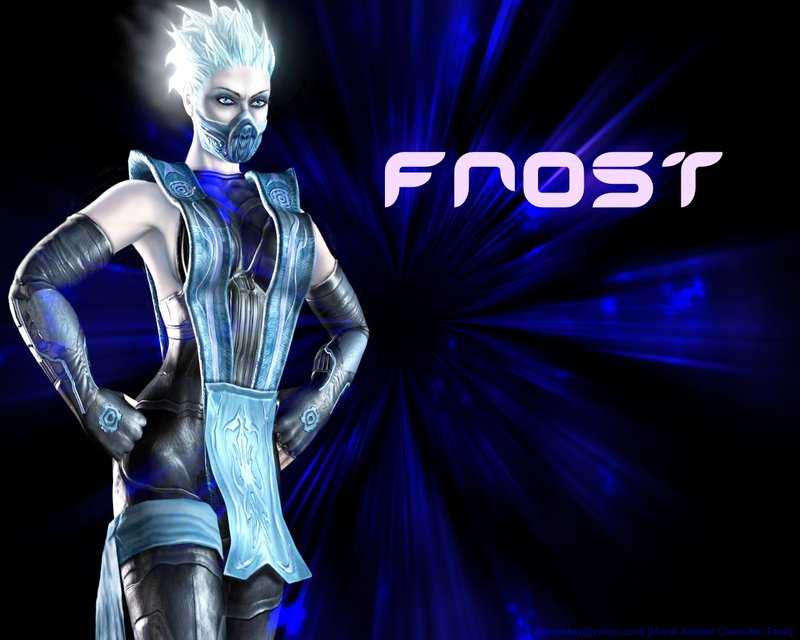 mortal kombat frost by heiraksay fan art wallpaper games 2006 2014