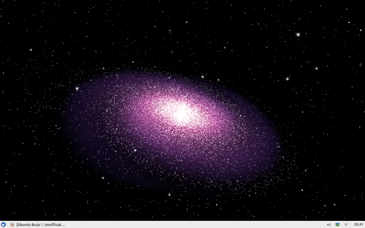 Animated Galaxy Background Installation