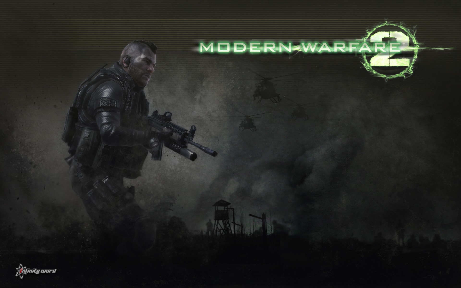 Call of Duty Modern Warfare 2   Soap desktop wallpaper 1920x1200