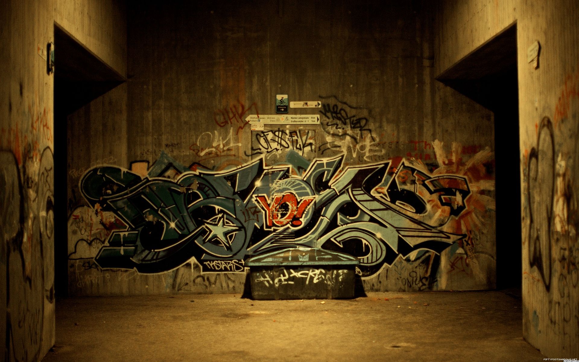 Hip Hop Graffiti Unique Wallpaper Full HD