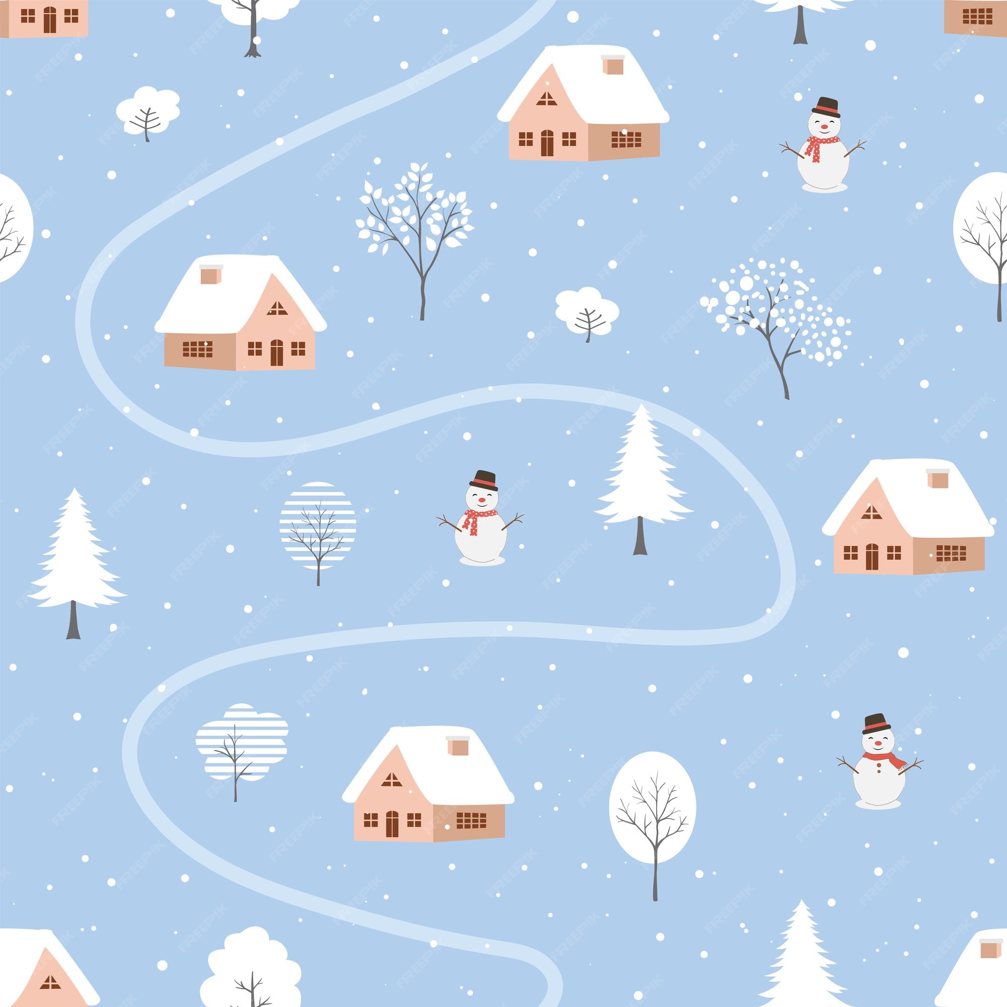 T Ng H P Snow Background Cute C O V Y U Wallpaper