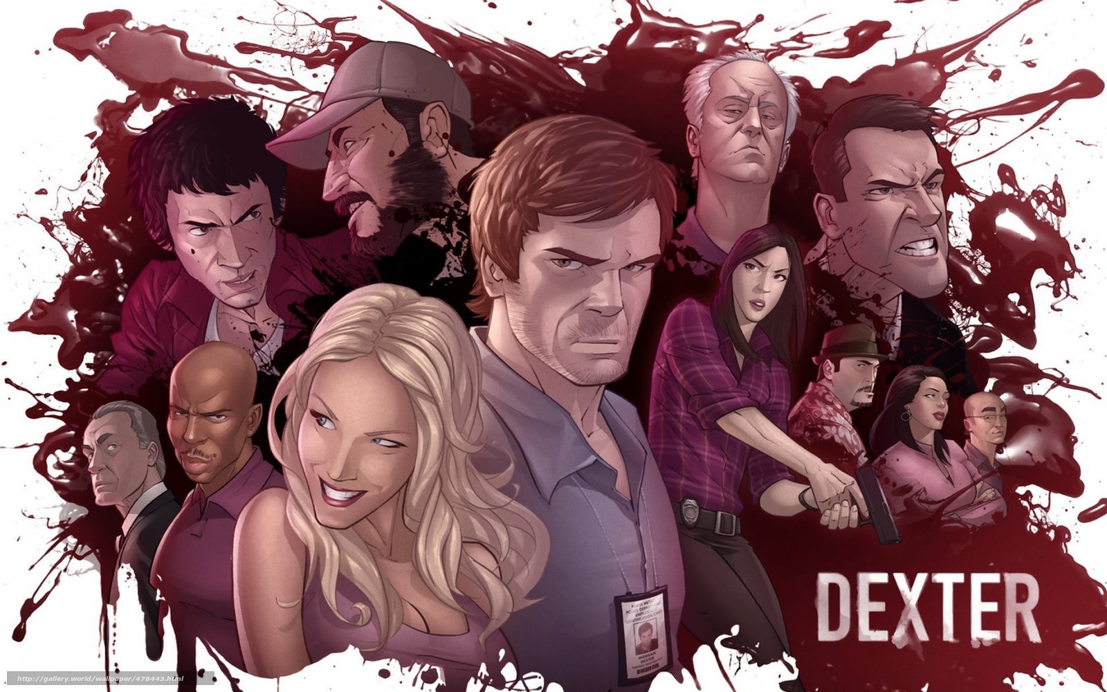 Wallpaper Dexter Series Characters Desktop