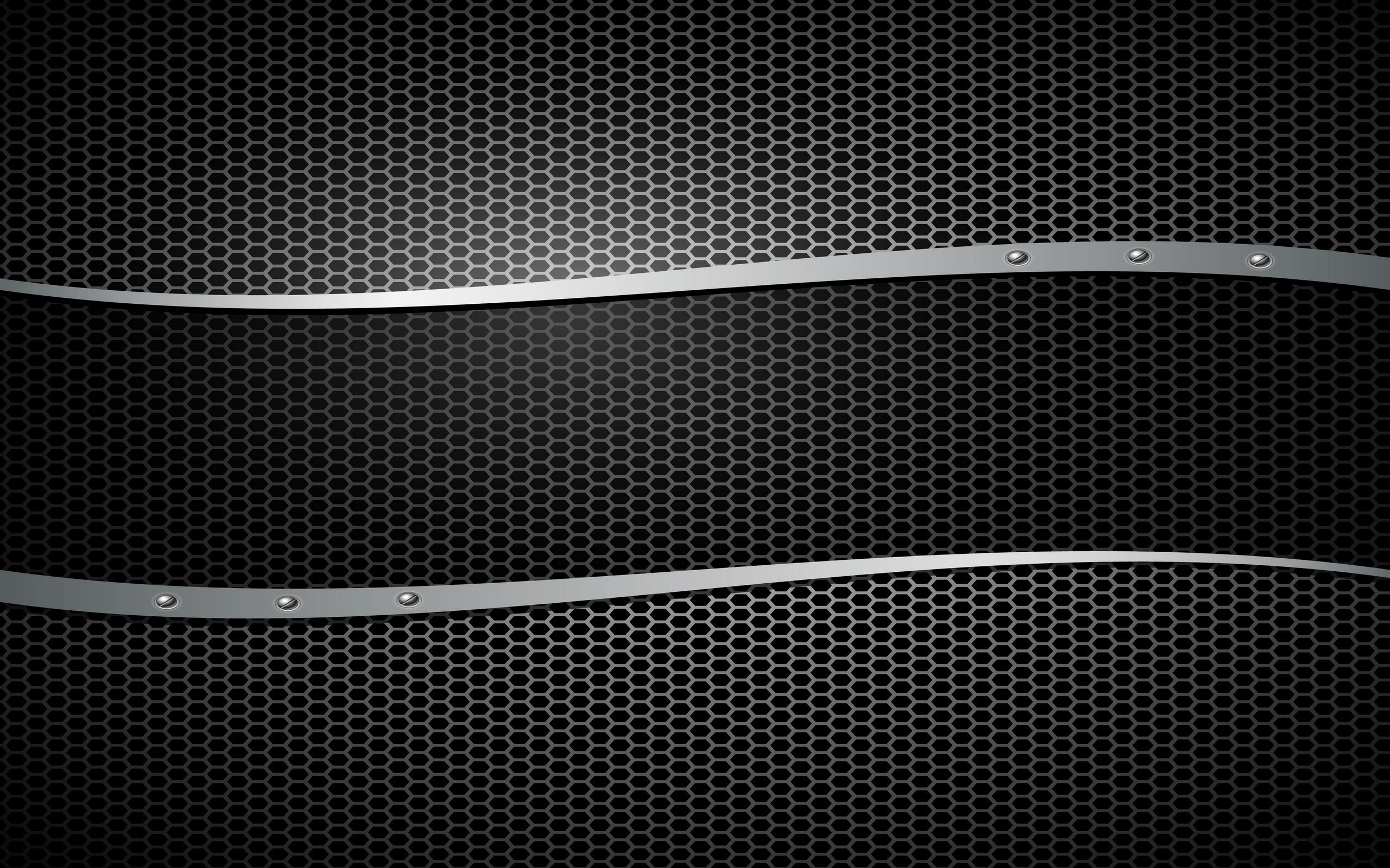 Metallic Wallpaper With Silver