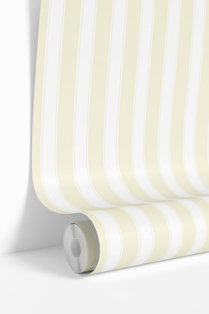 Buttercream Stripes Wallpaper Sorelle Gallery Fine Art