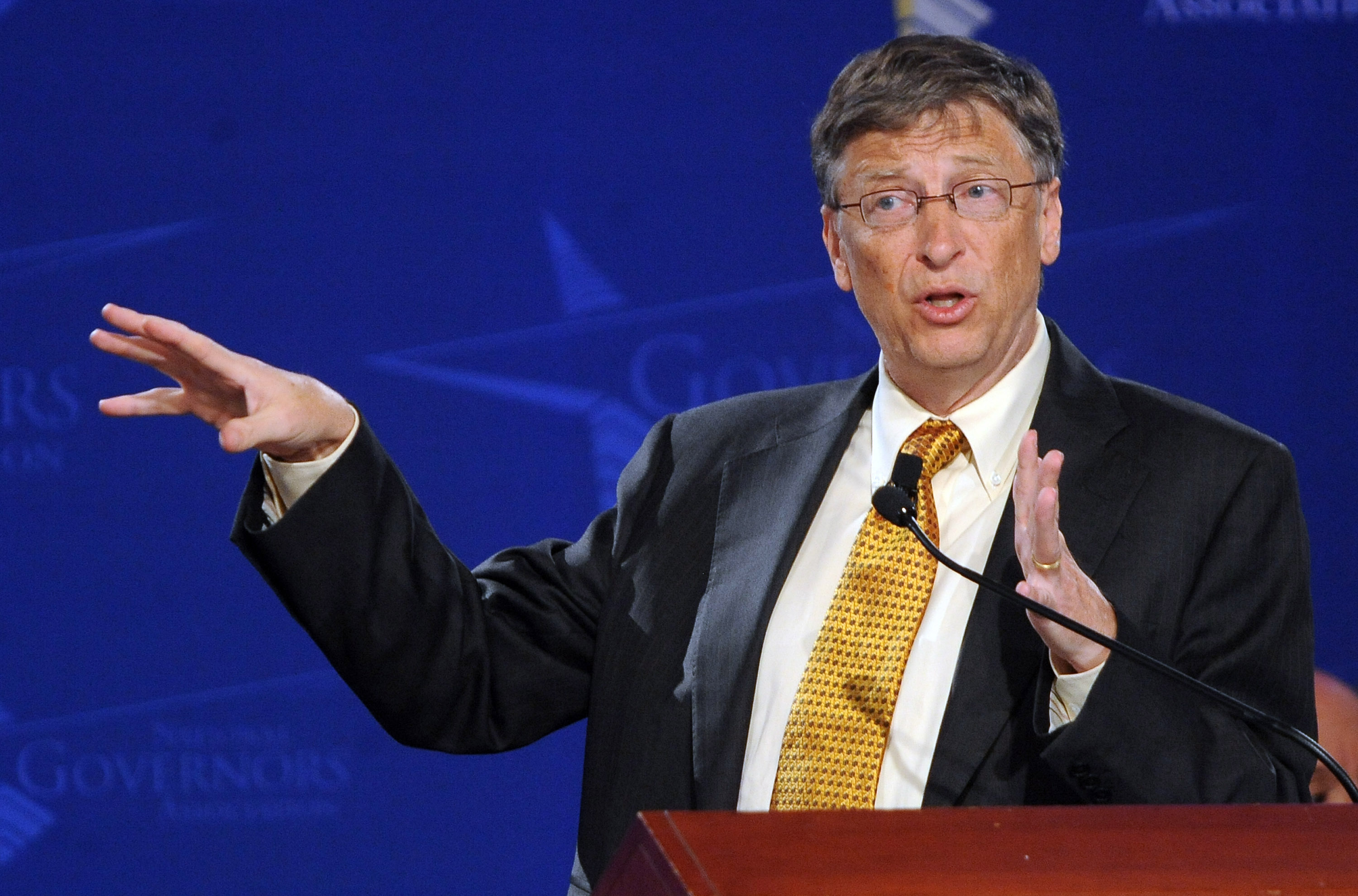 Bill Gates addresses National Governors Association in Washington3000 3000x1980